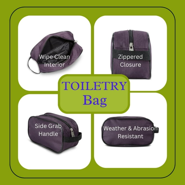 Skyway Luggage Seville Softside 5-Piece Travel Luggage Set, Purple