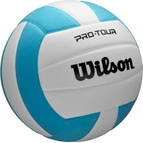 Pro  Indoor Volleyball - Teal/White, Official Size