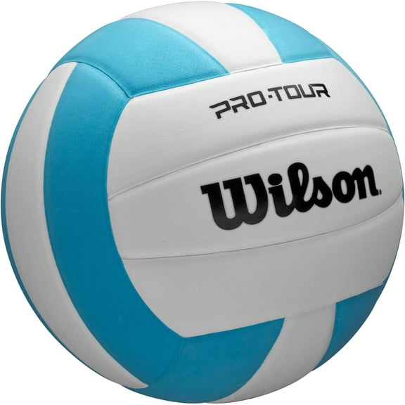 Pro Indoor Volleyball - Teal/White, Official Size