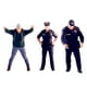 thumbnail image 2 of Figuras de Policías y Ladrones 3x 1/64 Hugo, 2 of 10