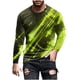 thumbnail image 1 of Blusas y camisas de manga larga y cuello redondo para hombre, camisetas casuales con estampado de moda y cuello redondo, blusas de licra de manga corta para hombre., 1 of 4