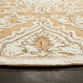 thumbnail image 3 of SAFAVIEH Trace Mia Medallion Area Rug, Gold/Ivory, 6' x 6' Round, 3 of 8