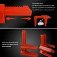 thumbnail image 3 of Ball Valve Lockout, Portable Adjustable Insulated Easy To Install Ball Valve Lock Professional  for Most Ball Valves, 3 of 7