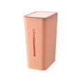 thumbnail image 3 of Cubo de basura nórdico de 15/10 l, tipo prensa, PP, impermeable, con tapa, rectangular, para almacenamiento, cocina, baño, accesorio de inodoro, 3 of 5
