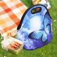 thumbnail image 3 of Bolsa de almacenamiento de almuerzo de neopreno con aislamiento portátil, bolso de picnic, contenedor de alimentos (mariposa), 3 of 8