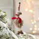 thumbnail image 4 of xihome Muñeco colgante de tela con forma de ratn, con gorro y bufanda navideños. Juego de 3 adornos para el rbol de Navidad, ideales para la decoracin festiva del hogar., 4 of 5