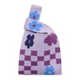 thumbnail image 1 of Bolsos Con Asa Superior Bolsos hechos a mano con asa superior Bolso de muñeca tejido Portátil Reutilizable para el trabajo (Flores) Likrtyny Para Estrenar, 1 of 8