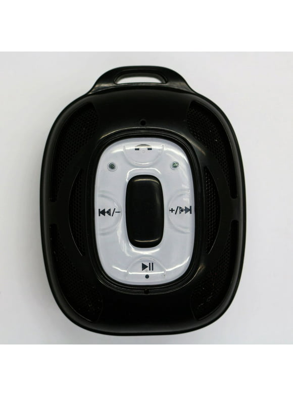 PIXNOR Portable Bluetooth Speaker Waterproof Mini Stereo Speaker Solar Powered _Black_