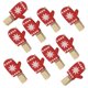 thumbnail image 3 of Matsuzay 10 Uds. De Clips de para Navidad, adornos navideños DIY, decoración de fiesta de año nuevo, Clip de pared de fotos, decoraciones para Kits de decoración para fiestas Guantes Matsuzay HA001767-02, 3 of 6