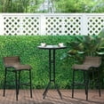 thumbnail image 7 of Tan Metal - Breathable Mesh Seating Material - Patio, Yard, Pool Area - All - weather Resistant Bistro, 7 of 7