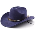 thumbnail image 4 of Dagaeig Classic Western Cowboy Hat Hat Ethnic Hat for Boys And Girls Kids Sun Hat Adjustable Boys Girls Beach Bucket Hat UPF 50+ Wide Brim Foldable Summer Cap One Size, 4 of 5