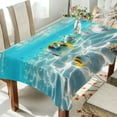 thumbnail image 4 of Ryvnso Fish Undersea View Rectangle Table Cloth Tablecover Dinning Tablecloth 60"x90", 4 of 8