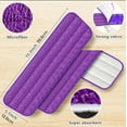 thumbnail image 3 of Reusable Microfiber Power Mop Pad Refill | Washable Floor Cleaning Pad for PowerMop & 15 Inch Mop | Absorbent Non-Scratch | Fits Hardwood Vinyl Tile | Eco-Friendly Replacement | 1 Pack, 3 of 3