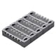 thumbnail image 3 of 5 uds doble fila 6 posiciones 600V 15A bloque de terminales de tornillo tira de barrera de terminales preaislada, 3 of 12