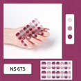 thumbnail image 1 of Christmas Semi Gel Nail Strips Patch Sliders Waterproof Color Adhesive 2024, 1 of 8