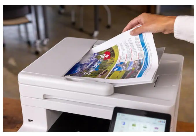 Restored Canon - imageCLASS MF663Cdw Wireless Duplex Color Laser All-In-One Printer with 50-Sheet ADF - White (Refurbished)