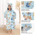 thumbnail image 4 of joogoo Wearable Blanket Hoodie for Cute Puppy Dogs Oversized Sherpa Hooded 3-14 YR M, 4 of 7