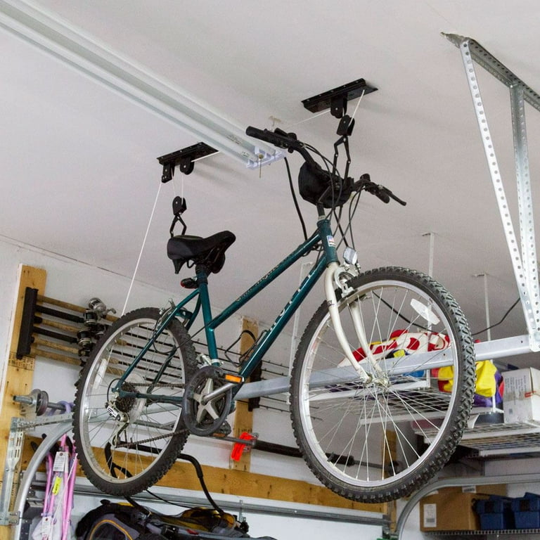 Apex BL 71122 2 Garage Bicycle Hoist Kit Fits 2 Bikes Walmart