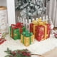 thumbnail image 4 of Cajas Navideñas Iluminadas con Control Remoto, Juego de 3, Decoración Led para Exteriores, Cajas Navideñas, Decoraciones para Exteriores, 4 of 7