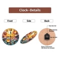 thumbnail image 7 of Bubble Wall Clock Colorful Bubbles Home Decor 10-Inch Silent Wooden Wall Clock, Battery Operated (AA Batteries Not Included), Artistic Home Decor, 7 of 7