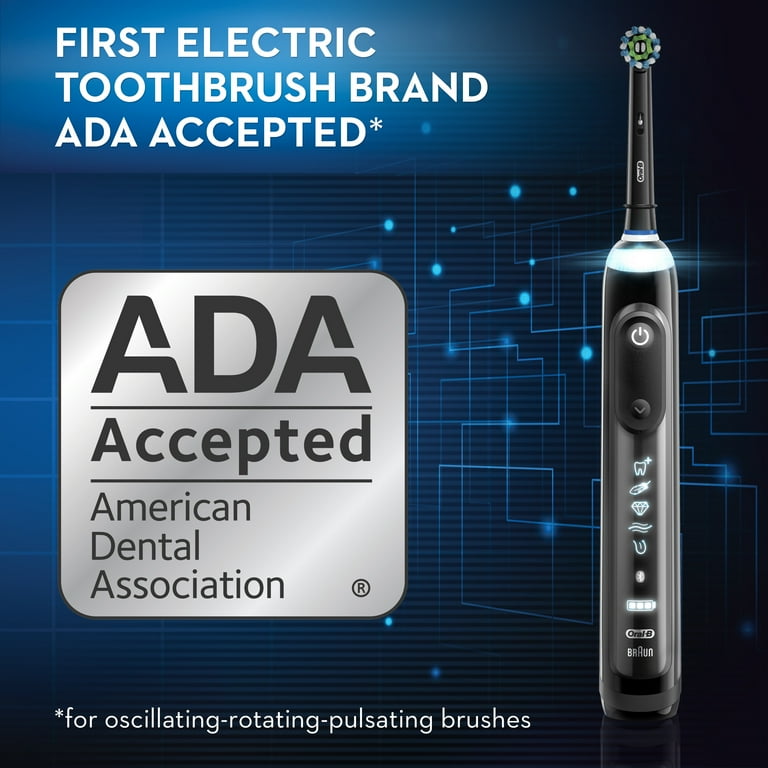 Oral-B 8000 Electronic Toothbrush, Black, Powered by Braun Oral-B 8000 Electronic Toothbrush, Black, Powered by Braun
