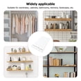 thumbnail image 3 of NFTIGB Expandable Closet Shelf Space Saving Punch Free Wardrobe Clothes Dividers for Home, White (28.7-49.2 in / 73-125 cm), 3 of 9
