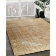 thumbnail image 3 of Ahgly Company Machine Washable Indoor Square Traditional Bronze Brown Area Rugs, 9' Square, 3 of 7
