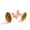 Color 2, variant on Men's Classic Stainless Steel, Donuts Cartoon Pattern Cufflinks Business Wedding Shirts, Rose Gold