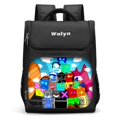 thumbnail image 4 of Mochila grande con diseño de Angry Geometry Dash para niños, niñas y niños, mochila escolar para hombres y mujeres, mochila de viaje duradera y con múltiples compartimentos, 4 of 5