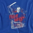 thumbnail image 2 of Friday The 13Th Cabin Women's T Shirt, Royal, 2X-Large, 2 of 6
