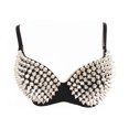 thumbnail image 1 of Sexy Bra for Women, Metallic Spikes, Studded Bra, Punk, Push-up Tops, Underwear for Party, Club, Raves, Sports, 1 of 5