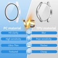 thumbnail image 3 of XIHAMA [4 Pcs] Hard PC Case with Tempered Glass Screen Protector Compatible with Samsung Galaxy 5/4 40/44mm, Electroplated Case All Around Protective Bumpers Cover for Galaxy Watch 5/4 Smartwatch, 3 of 8