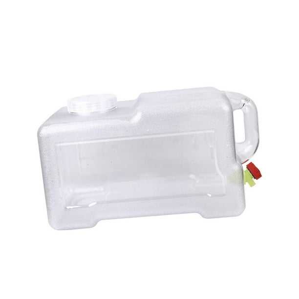Accesorio de Contenedor de de Agua de Portador de Cubo de Agua Transparente para Exteriores de 5L