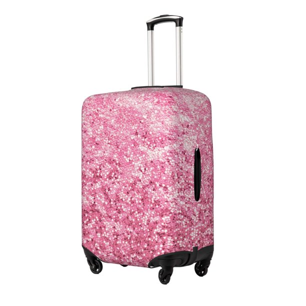 Balery Pink Glitter Funda de equipaje, fundas para maletas, elástica, lavable, protector de maletas, compatible con maletas de 18 a 32 pulgadas-X-Large