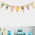 thumbnail image 6 of Rhewides 1 Set Rabbit Pennant Easter Banner Colorful Bunny Garland Rabbit Bunting Linen Flag Party Supplies for Easter Party Decorations, 6 of 7