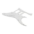 thumbnail image 3 of Guitar Pickguard PVC Anti Scratch Guard Plate Sheet Bass Musical Instrument Accessory for ST Guardplate White Pearl GQD10, 3 of 14