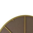 thumbnail image 4 of Noble House 48" Round Metal Wall Mirror, Modern Circular Vanity & Decorative Mirror for Bathroom & Bedroom, Gold, 4 of 7