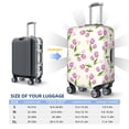 thumbnail image 6 of Haiem Tulips Flowers Luggage Cover Printed Suitcase Covers for Luggage Elastic Washable Suitcase Protector Fits 18-32 Inch Luggage-Large, 6 of 9