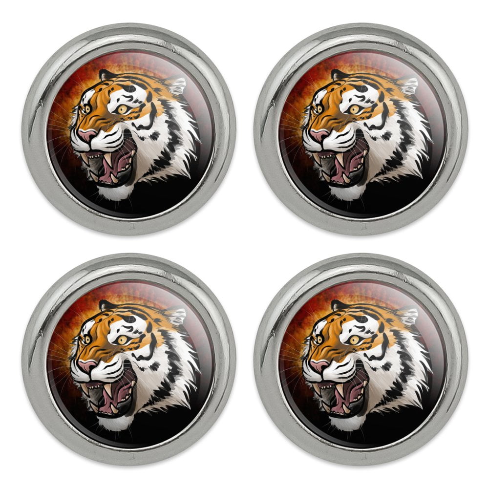 Animals-tiger 2-25mm button badge pin 