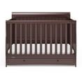 thumbnail image 4 of Graco Asheville 4-in-1 Convertible Baby Crib with Drawer, Espresso, 4 of 9