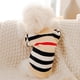 thumbnail image 5 of Winter Dog Clothes Chihuahua Soft Puppy Kitten High Striped Cardigan Warm Knitted Sweater Coat Fashion Clothing for Pet Dogs Cat ShopWise Round, 5 of 16