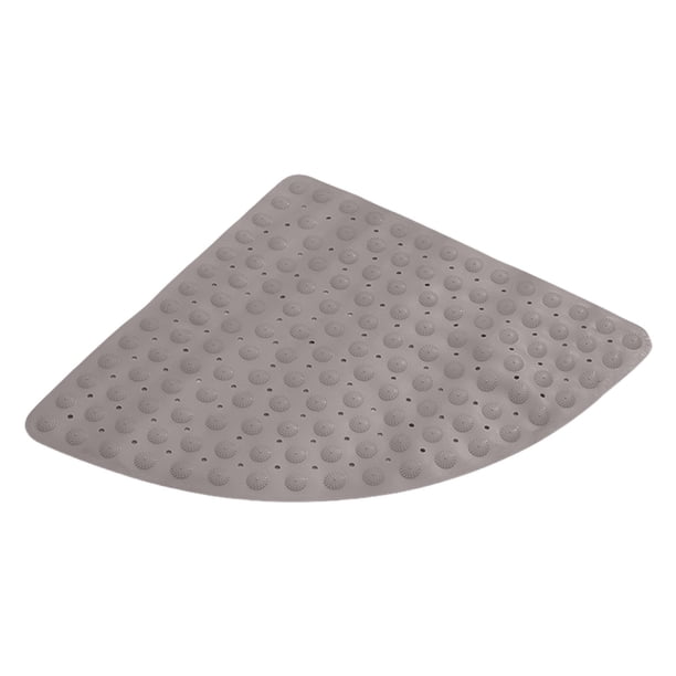Yhmxh Alfombrillas de baño para baño Alfombrilla de baño en forma de abanico, antideslizante, con textura de masaje, resistente al agua y al agua, ideal para la seguridad de la bañera.