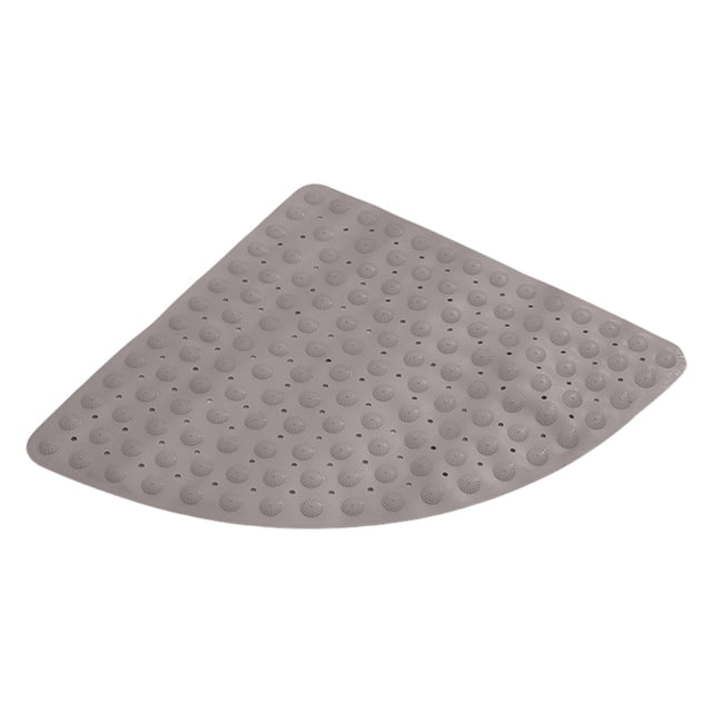 Ohufall Non Slip Bath Tub Mat Bathroom Decor Washable Rugs Fan Shaped Shower Floor Pad With Massage Texture Quick Dry Waterproof Bathtub Security Mat