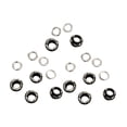 thumbnail image 4 of Rongfmy 10x Œillets Kit Multifonction Œillets Facile à Utiliser Œillets en Métal Pratiques avec Rondelles pour Ceintures en Cuir Chaussures en Toile Style C, 4 of 7