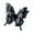 A black butterfly, variant on Dark Butterflies Multilayer Open Adjustable Girl Celebrity Cool Jewelry Aesthetic Accessories