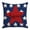 D, variant on Lunxisen 1 Pcs Independence Day Throw Pillowcase Patriotic Stars Stripes Home Decor Cushion Cover