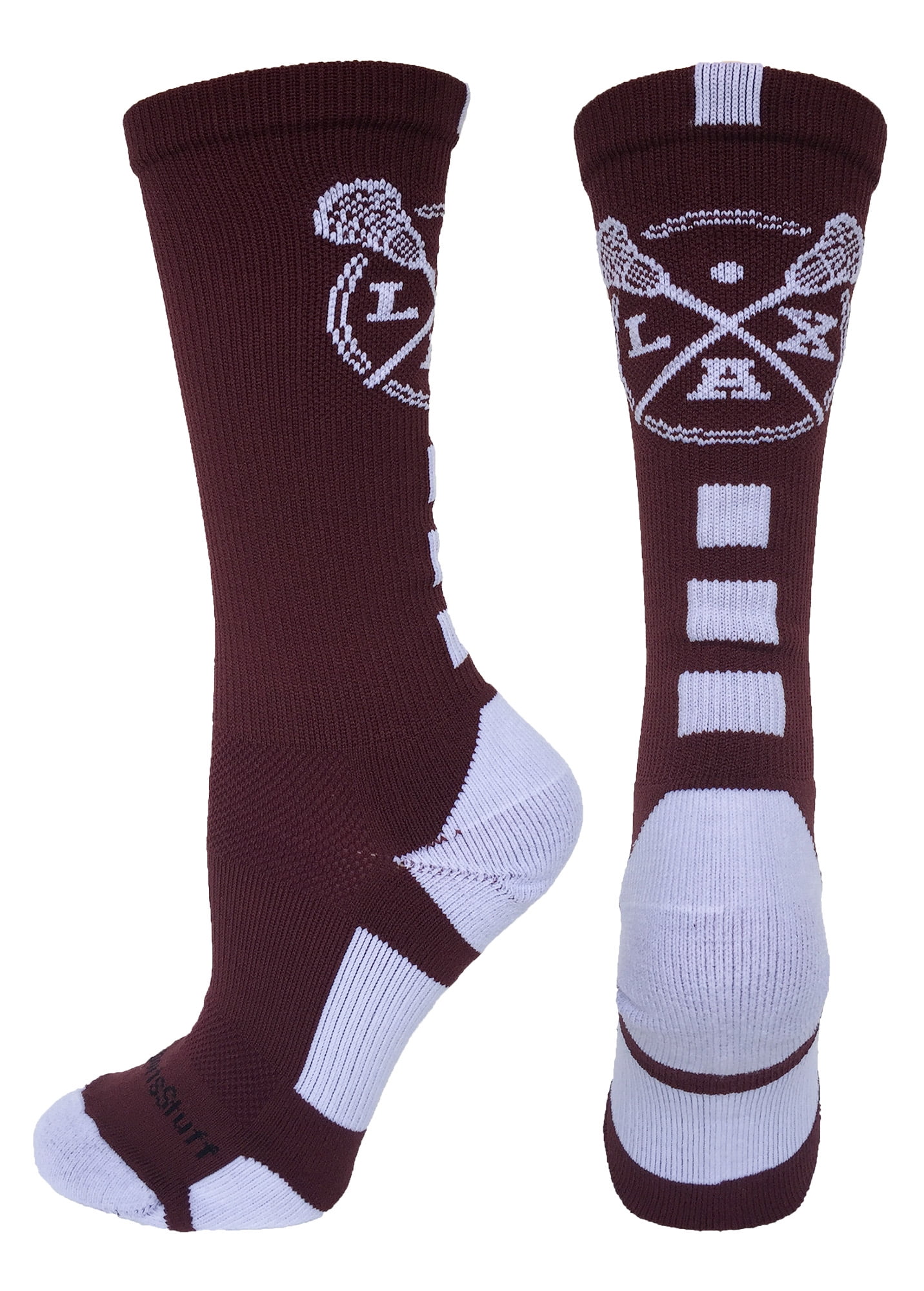 maroon sports socks