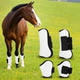 thumbnail image 2 of Gupbes Horse Leg Guard, Horse Boot Wrap, 4PCS Front Back Leg Guard Riding Equipment For Horse Pets, 2 of 8