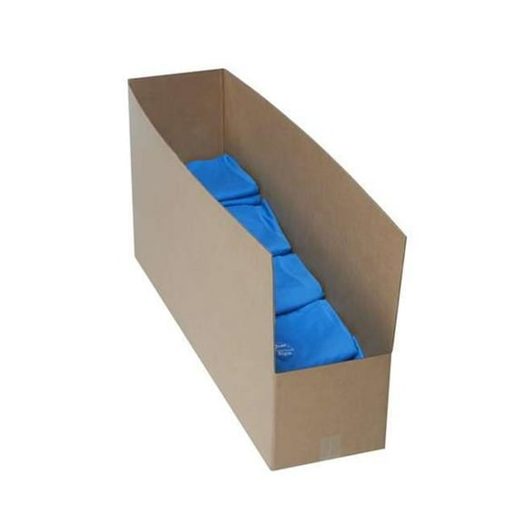 Box Partners 10 x 42 x 20 in. Kraft 200 ECT-32 Corrugated Warehouse Rack Bins Case, Pack of 10