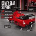 thumbnail image 5 of FUPOJH 12V Electric Drift Kart for Kids, 360° Spinning Ride on Car with Bluetooth Music,AUX,USB,4mph,No Remote Control Included,Red, 5 of 9